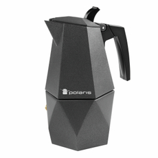 Кофеварка гейзерная Polaris Kontur 4С литой алюминий на 4 чашки, 300мл
