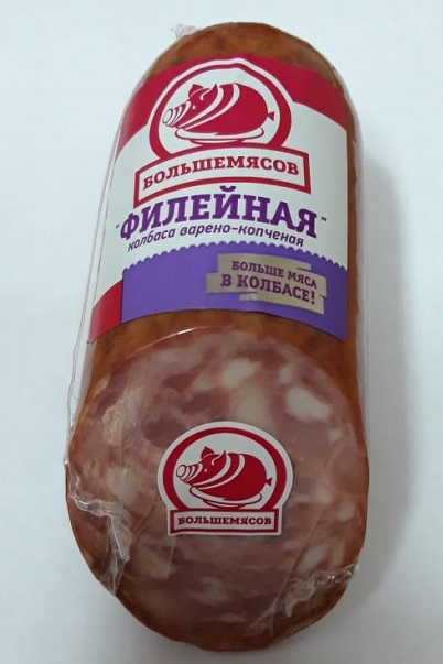 Колбаса варено-копченая БОЛЬШЕМЯСОВ Филейная, 400 г купить с доставкой ...