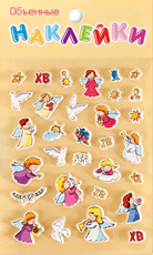 Наклейки Домашняя кухня объемные в ассортименте, 6г