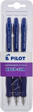 Ручка Pilot BPGP-10R-F шариковая автоматическая синяя, 3шт