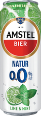 Пиво Amstel Natur Мята безалкогольное, 0.43л