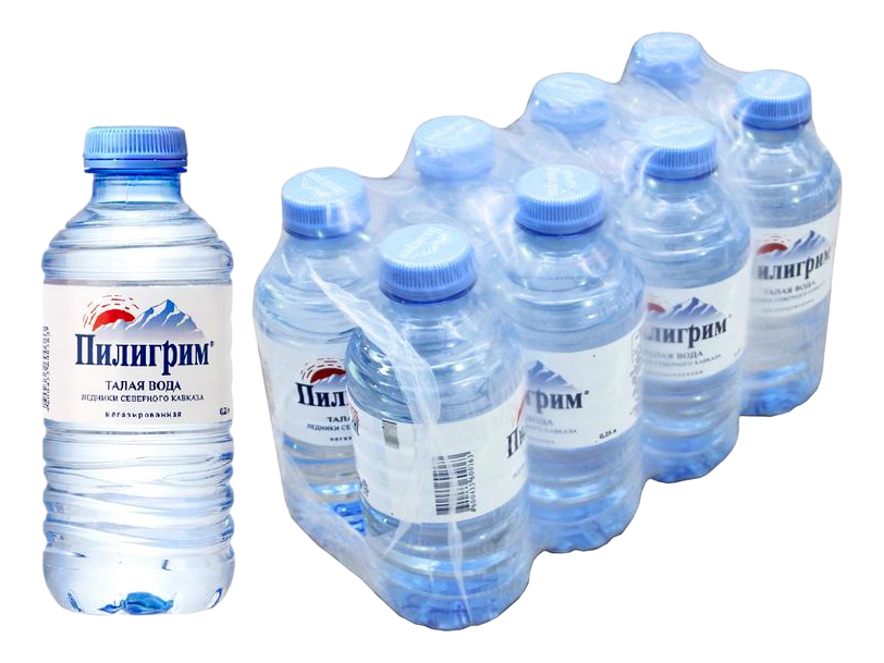 Вода Пилигрим питьевая негазированная, 250мл x 8 шт