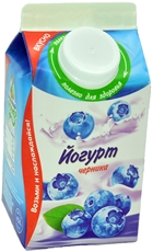 Йогурт Молочный фермер черника 2.5%, 450г
