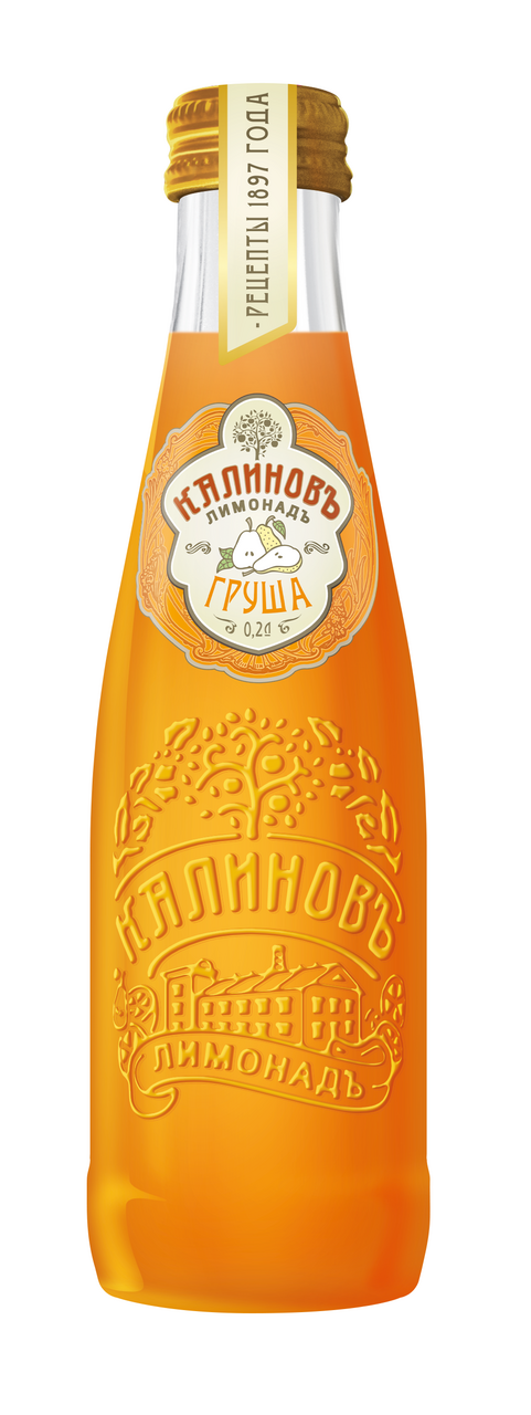 Напиток Калиновъ Лимонадъ Груша, 200мл