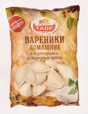 Вареники Тавр Домашние с картофелем и жареным луком замороженные, 900г