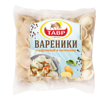 Вареники Тавр с картошкой и лисичками замороженные, 700г
