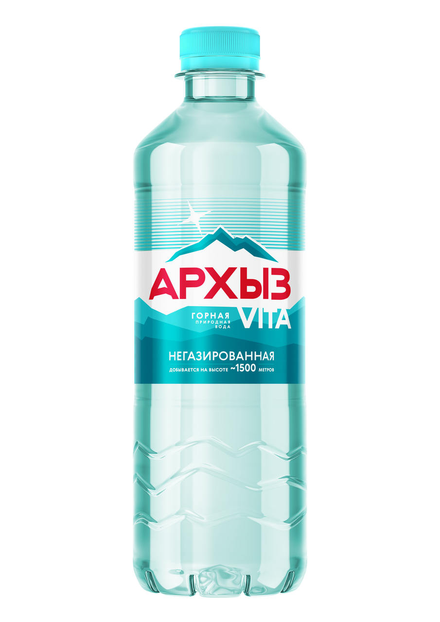 Изображение товара Вода Архыз Vita горная природная негазированная, 500мл