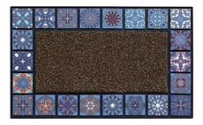 Коврик придверный Attribute Mosaic Quadro, 76 х 45см