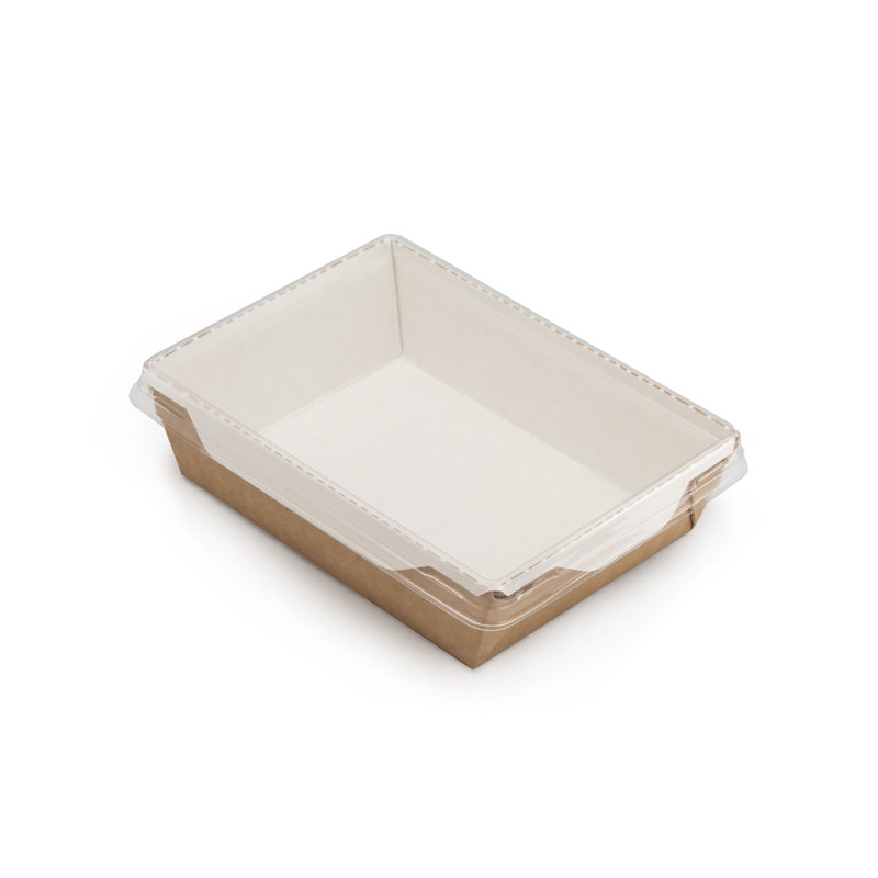 METRO PROFESSIONAL Контейнер с крышкой картонный 12 х 17 х 4см, 500мл х 10шт