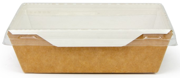 METRO PROFESSIONAL Контейнер с крышкой картонный 12.7 х 20.7 х 5.5см, 800мл х 10шт