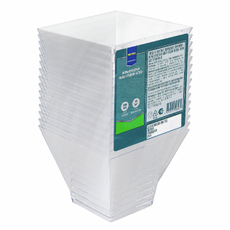 METRO PROFESSIONAL Форма для фуршета одноразовая Пагода пластиковая прозрачная 200мл, 15шт