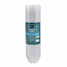 METRO PROFESSIONAL Форма для фуршета одноразовая Тюльпан пластиковая прозрачная 70см, 45шт