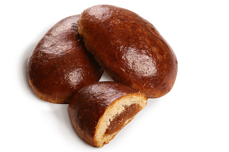 Пирожок Царь хлеб Ягодка с малиновой начинкой, 75г