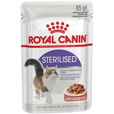 Корм влажный Royal Canin Sterilised соус для кошек, 85г