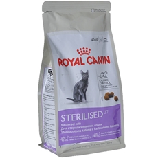 Корм сухой Royal Canin Sterilised для кошек от 1 года до 7 лет, 400г