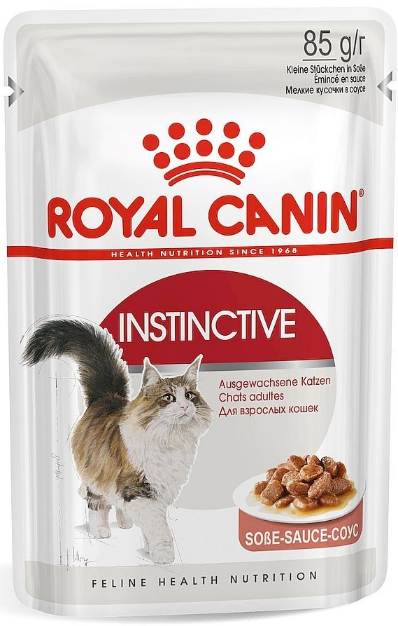 Корм влажный Royal Canin Instinctive соус для кошек от 1 года, 85г
