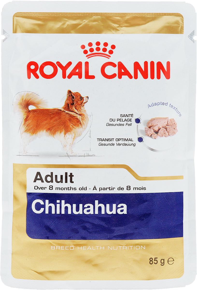 Корм влажный Royal Canin паштет для собак породы Чихуахуа старше 8 ...
