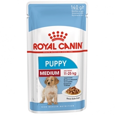Корм влажный Royal Canin соус для щенков крупных пород от 2 до 10 месяцев, 140г