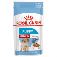 Корм влажный Royal Canin соус для щенков крупных пород от 2 до 10 месяцев, 140г