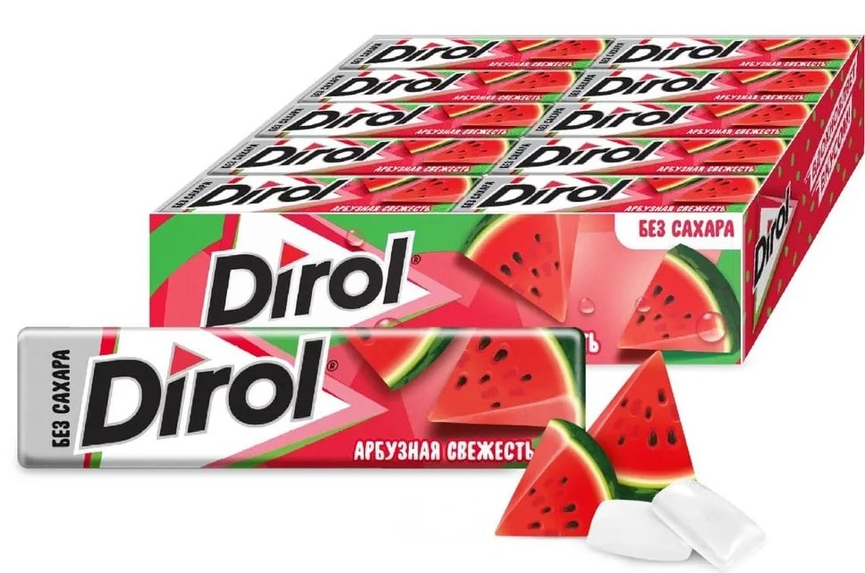 Жевательная резинка Dirol Арбузная Свежесть, 14г x 720 шт