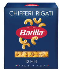 Макароны рожки Barilla Chifferi Rigati №41 высший сорт, 450г