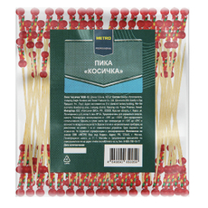 METRO PROFESSIONAL Пика Косичка бамбуковая 12см, 100шт