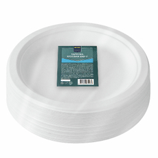 METRO PROFESSIONAL Тарелка одноразовая из сахарного тростника белая 17см, 50шт