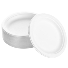 METRO PROFESSIONAL Тарелка одноразовая из сахарного тростника белая 25см, 50шт