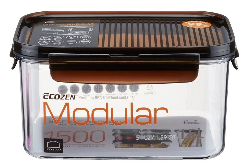 Изображение товара Контейнер для еды Lock & Lock Modular LBF405, 1.5л
