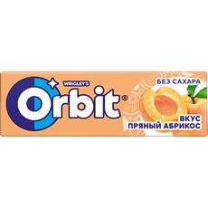 Жевательная резинка Orbit без сахара вкус пряный абрикос, 14г