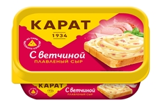 Сыр плавленый Карат с ветчиной 45%, 200г