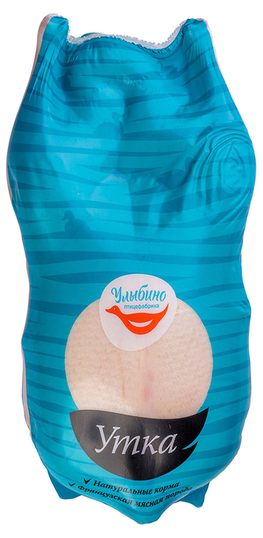 Тушка утенка Улыбино охлажденная, ~2.5кг