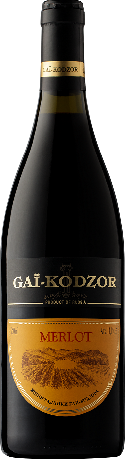 Вино Gai Kodzor Merlot красное сухое, 0.75л