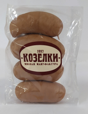 Сардельки Козелки Обыкновенные в натуральной оболочке ГОСТ, ~500г