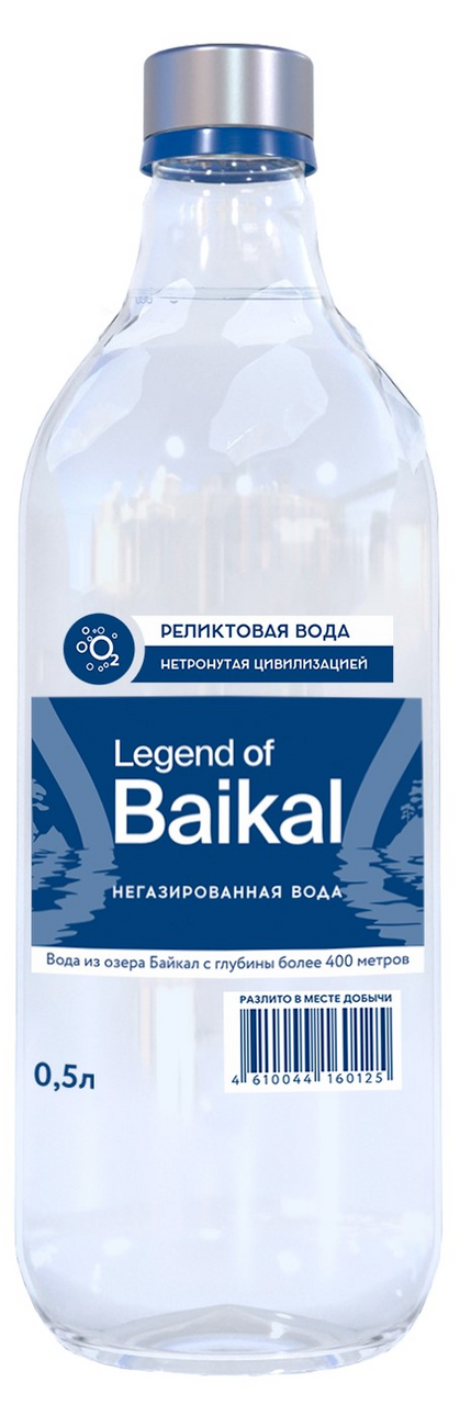 Изображение товара Вода Legend of Baikal питьевая негазированная, 500мл