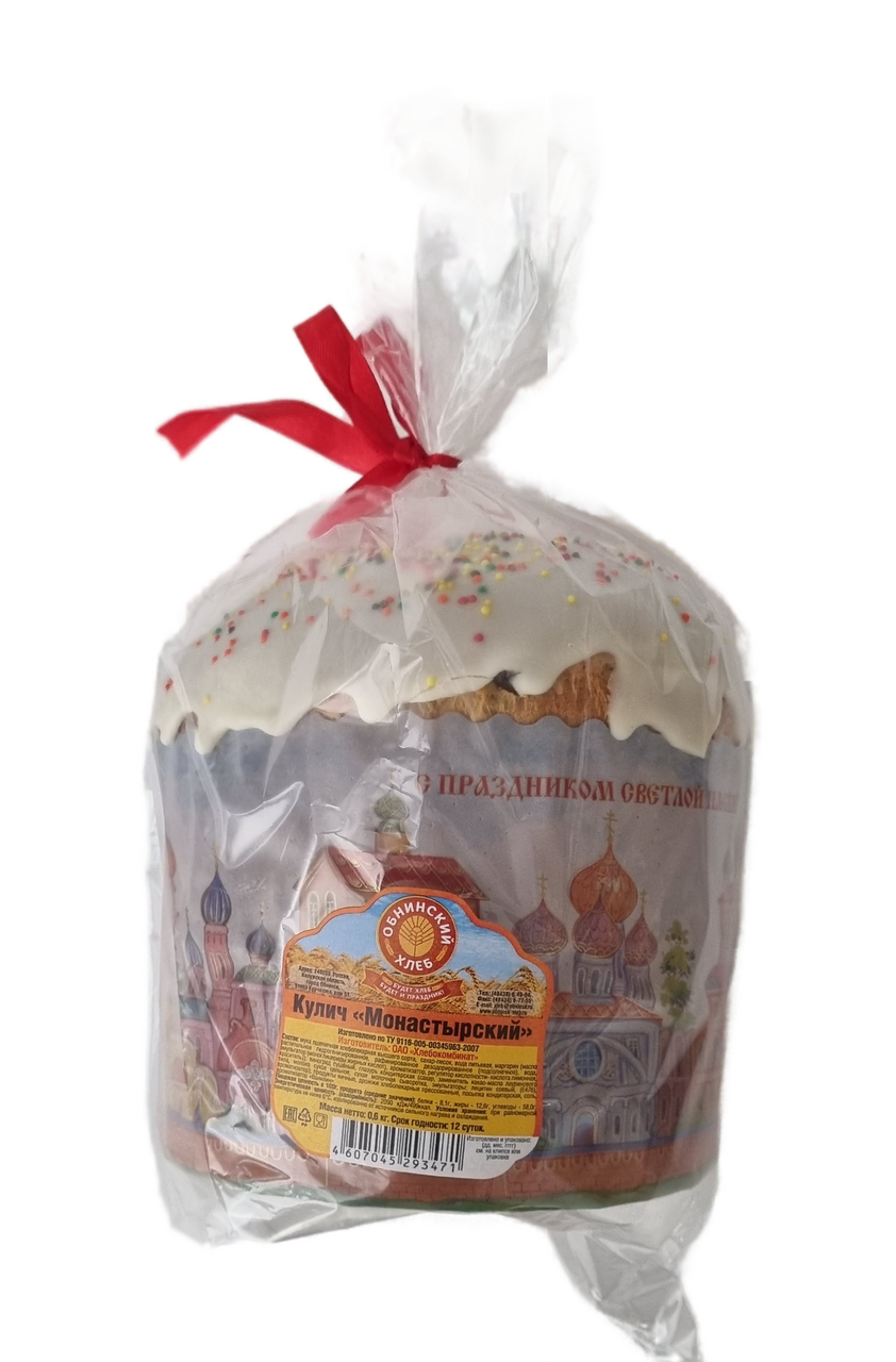 Кулич Монастырский 600г