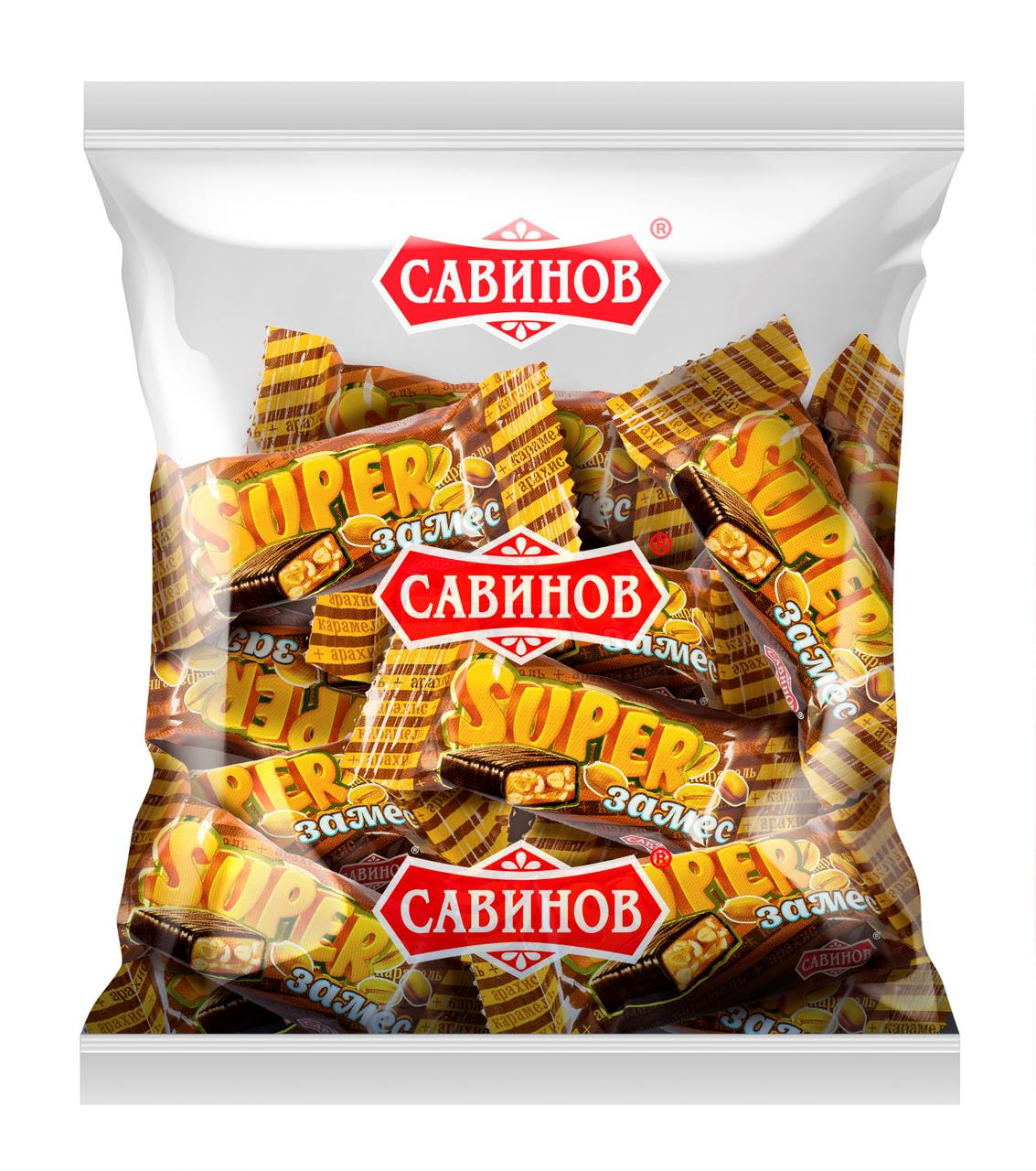 Конфеты САВИНОВ Super замес с арахисом, 500 г