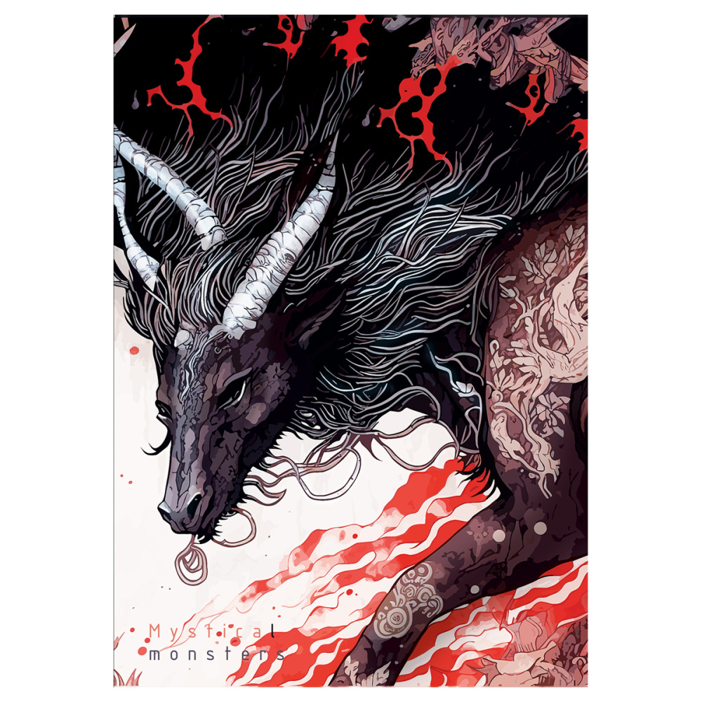 Тетрадь Greenwich Line Mystical monster в клетку, 48 листов