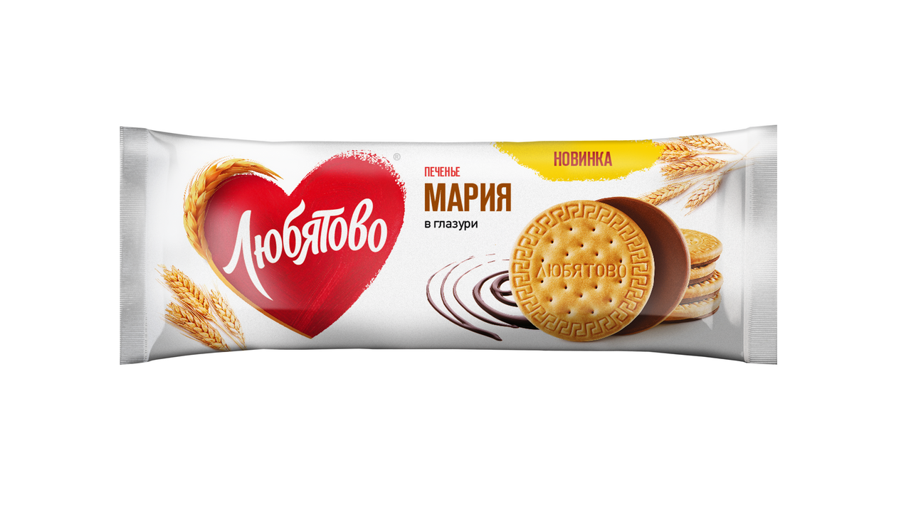 Печенье Любятово Мария традиционное 156г (упаковка 3 шт.), арт. 1060510pack, цен