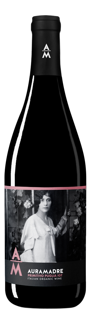 Вино Auramadre Primitivo красное полусухое, 0.75л
