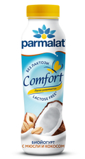 Йогурт питьевой Parmalat безлактозный мюсли и кокос, 290г