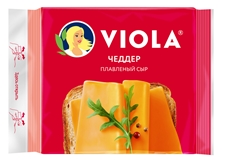 Сыр плавленый Viola Чеддер 45%, 140г