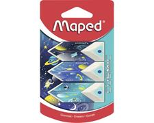 Ластик MAPED Cosmic Kids, 3 шт