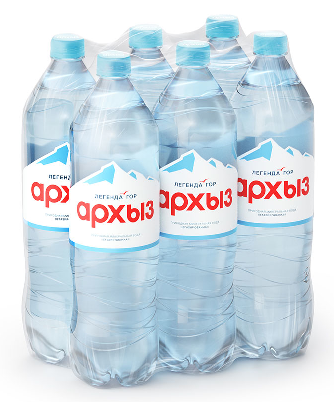 Изображение товара Вода Легенда гор Архыз питьевая негазированная, 1.5л x 6 шт