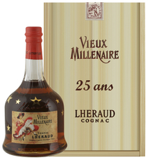 Коньяк Lheraud Cognac Vieux Millenaire в деревянном ящике, 0.7л