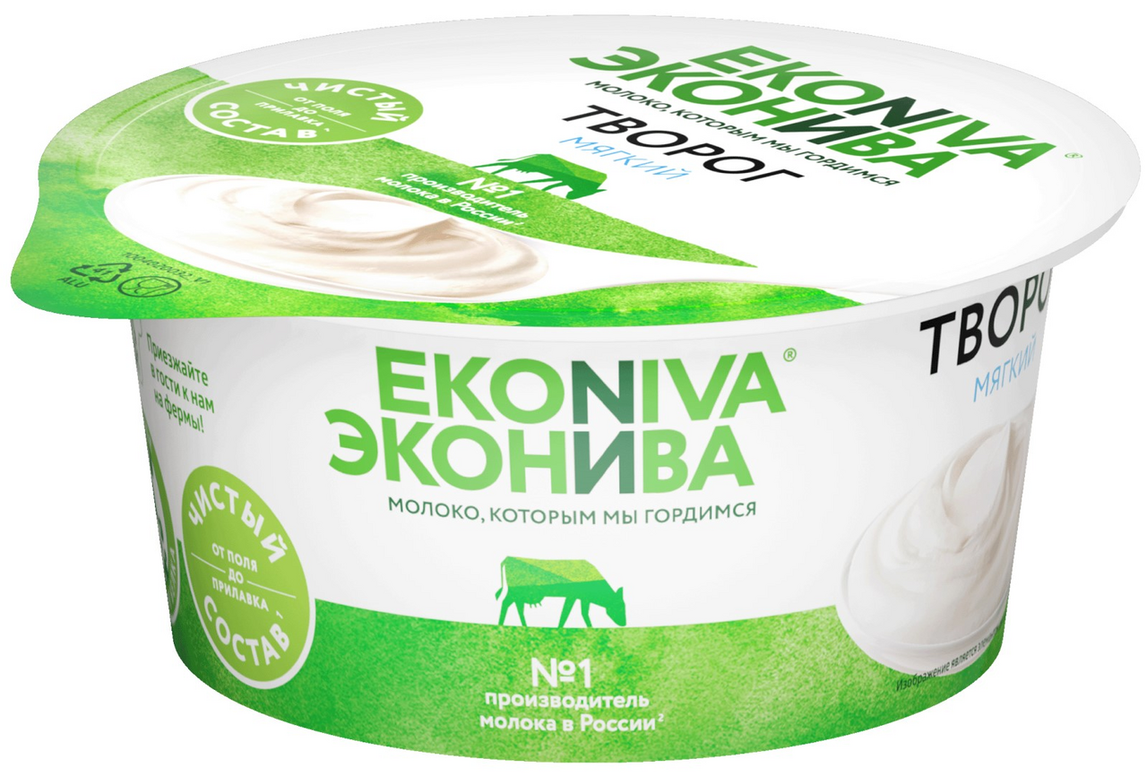 Творог Эконива мягкий 5.9%, 125г