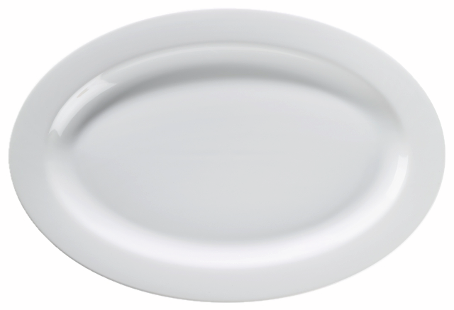 METRO PROFESSIONAL Тарелка Fine Dinning фарфор плоская овальная, 35.5см