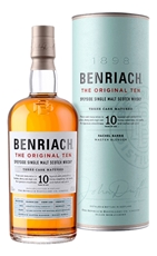 Виски шотландский Benriach 10 лет в подарочной упаковке, 0.7л