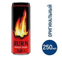 Энергетический напиток Burn Original, 250мл