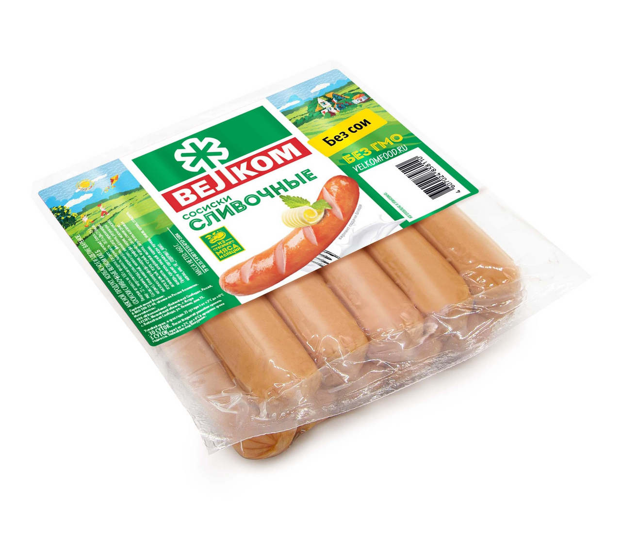 Сосиски Велком Сливочные, 460г